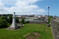 View of bust and on across the river